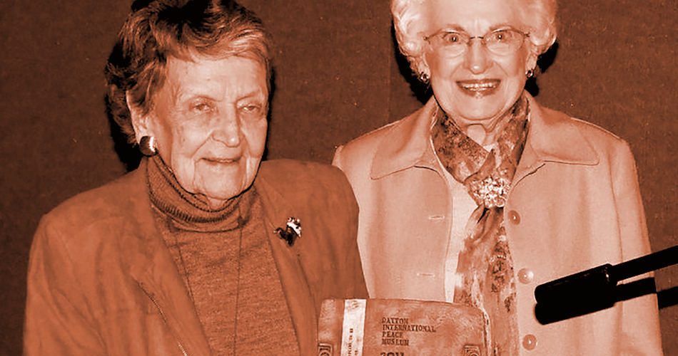 Jeanne Comer (left) with Charlotte Paugh